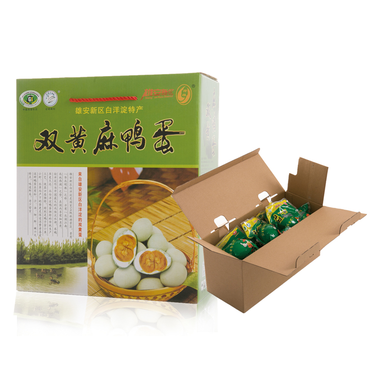 白洋淀双黄麻鸭蛋